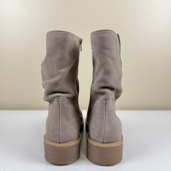 Like New White Moutain Suede Glean Lug Sole Mid Calf Boots - Picture 5 of 11